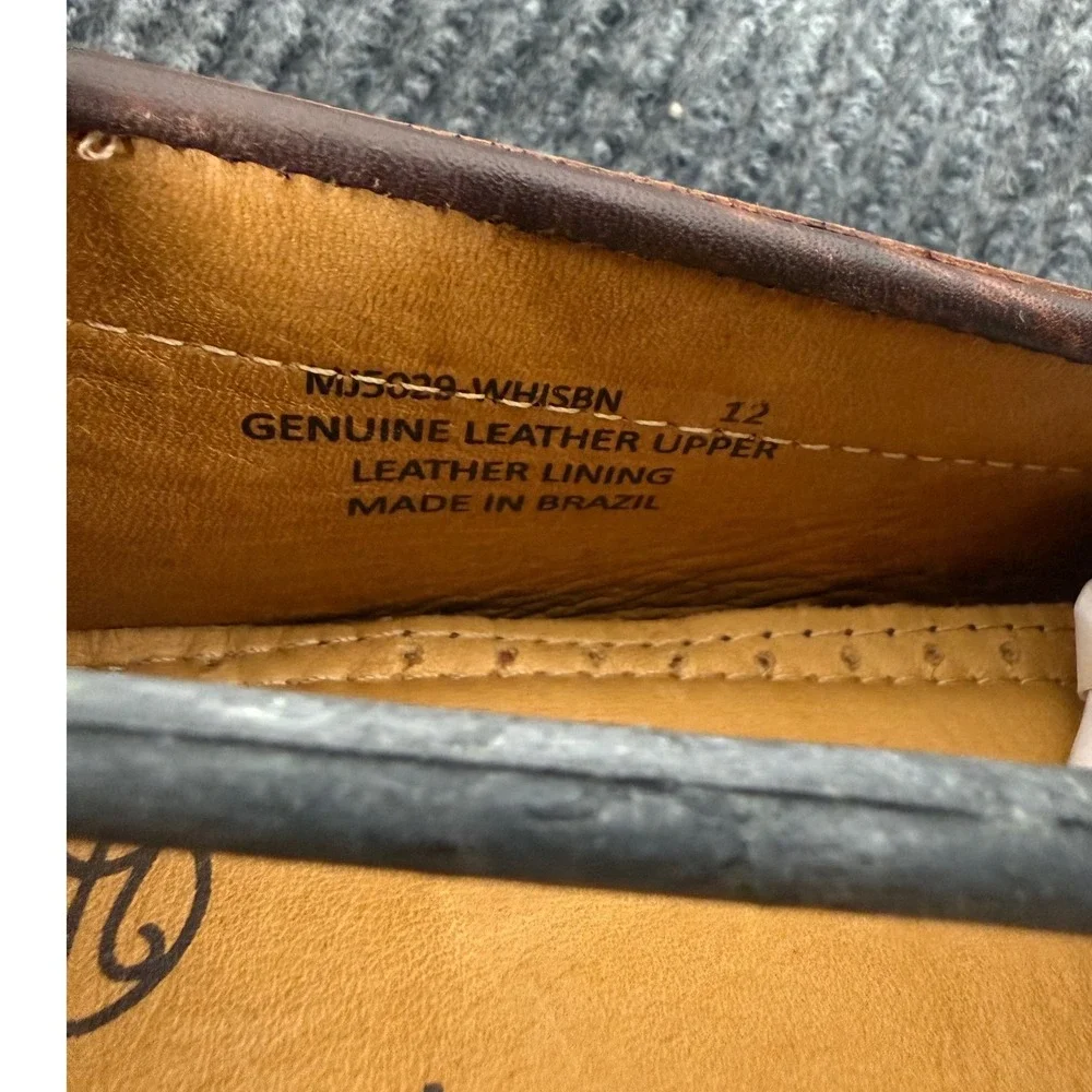 Marc Joseph New York Mens Whiskey Brown Leather Driving Loafers MJ5529 12